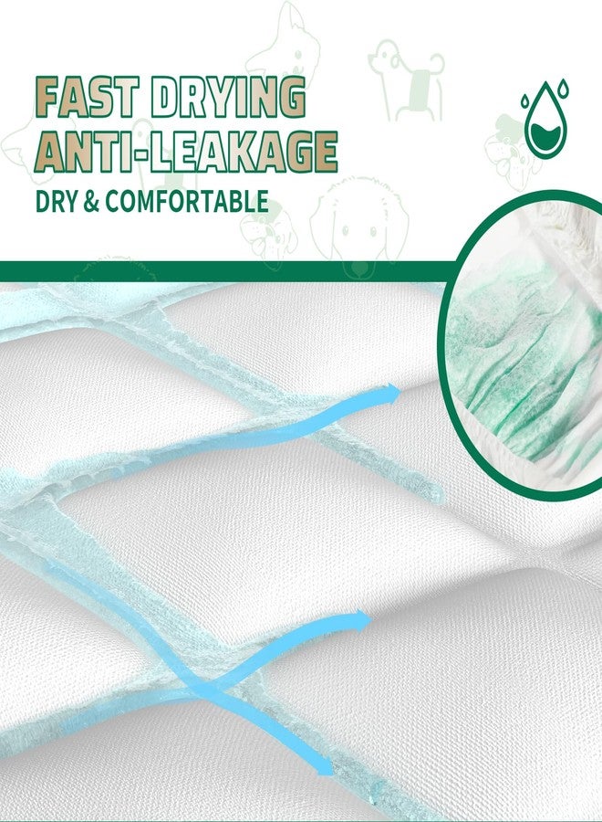 IMMCUTE Dog Diapers Male Small 50 Ct, Male Dog Diapers Disposable with Wetness Indicator, Adjustable Puppy Diapers Male, Flashdry Gel Technology, Male Dog Wraps for Incontinence & Marking - Image 5